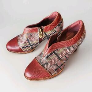 Spring Step L'Artiste Women's Plaid Leather Shoes